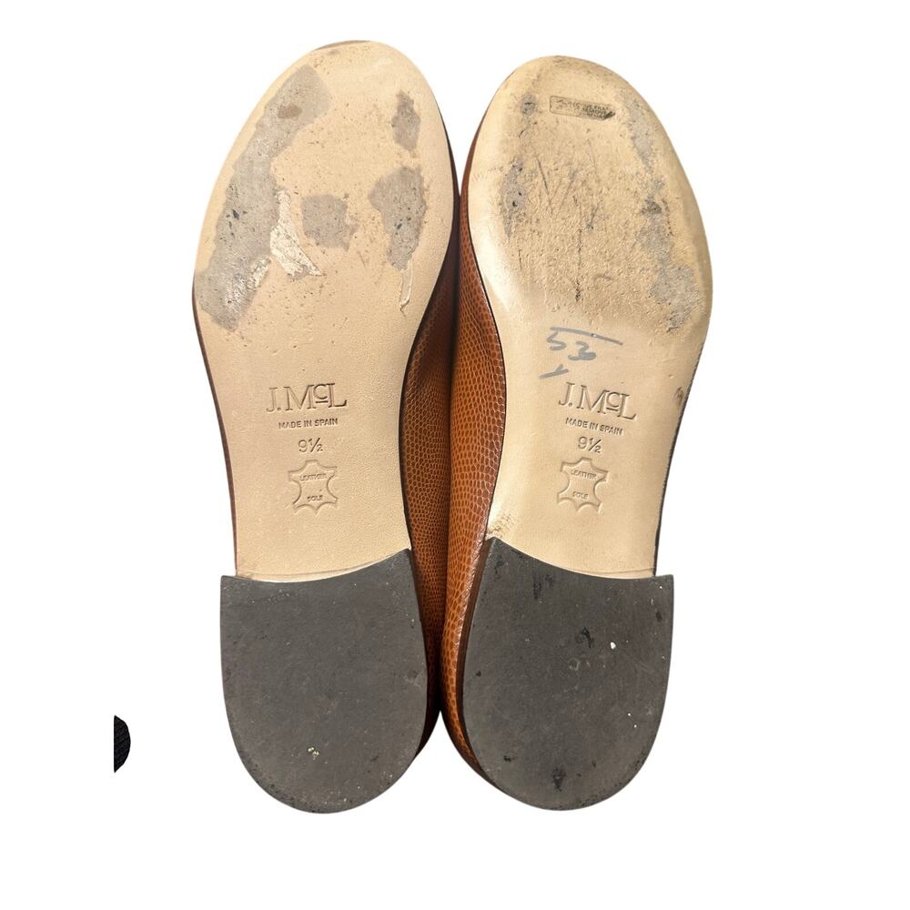 J. McLaughlin Brown Leather Loafer with Tassel - Picture 7 of 8